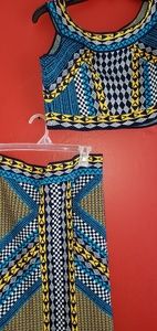 Two piece DKNY Body con skirt w/top